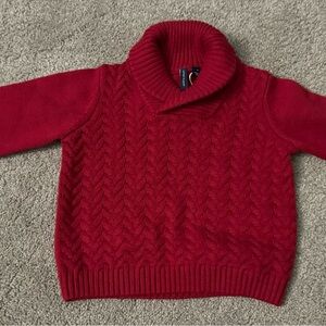 Janie and Jack Brand New with tags 2T red fair isle sweater.